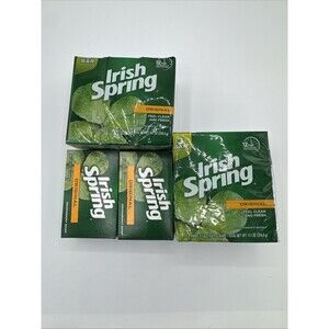 8 Bars Irish Spring Original Deodorant Soap No Flax Seed Oil Discontinued